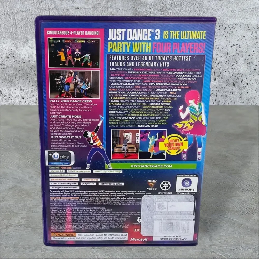 Just Dance 3 (Microsoft Xbox 360) Kinect‎
